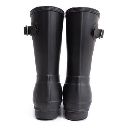 HUNTER Rubber Rain Boots Black Size 23CM