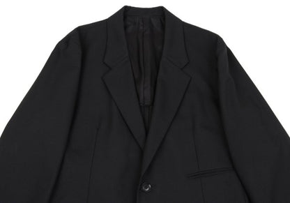 Y's BANG ON! Wool Tropical 2-Button Jacket Black Size 2
