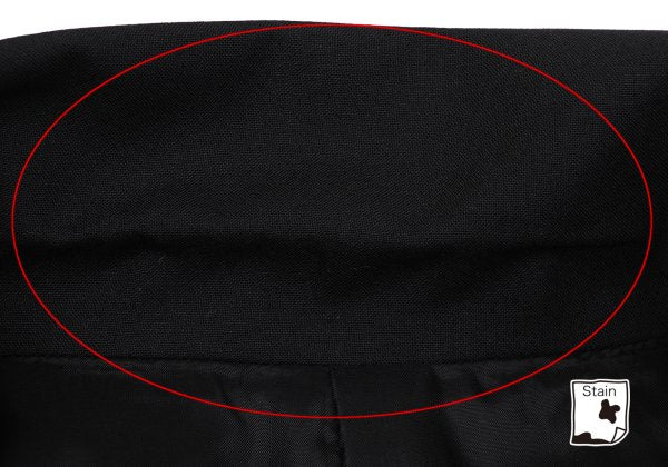 Y's BANG ON! Wool Tropical 2-Button Jacket Black Size 2