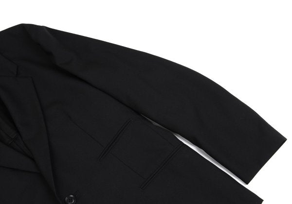 Y's BANG ON! Wool Tropical 2-Button Jacket Black Size 2