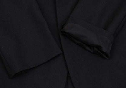 Y's BANG ON! Wool Tropical 2-Button Jacket Black Size 2