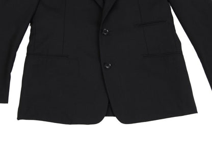Y's BANG ON! Wool Tropical 2-Button Jacket Black Size 2