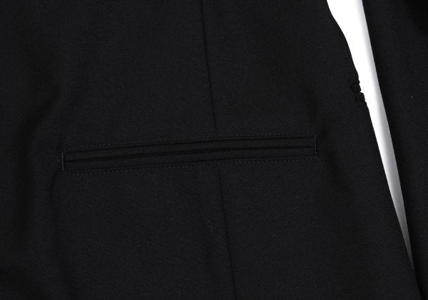 Y's BANG ON! Wool Tropical 2-Button Jacket Black Size 2