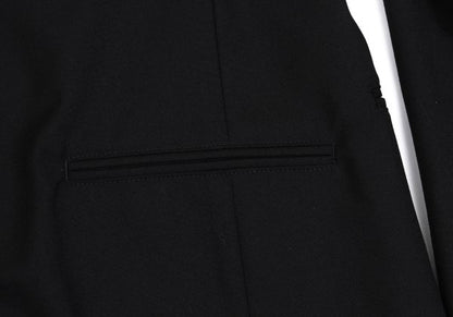 Y's BANG ON! Wool Tropical 2-Button Jacket Black Size 2