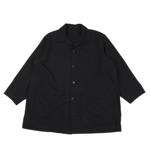 Y's for men Wool Patch Pocket Jacket Black Size L