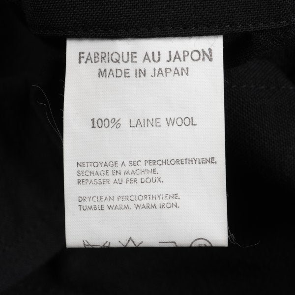 Y's for men Wool Patch Pocket Jacket Black Size L
