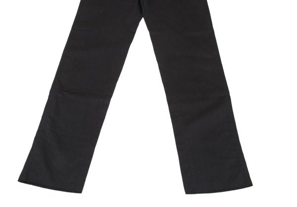 GIANNI VERSACE Black Cotton Tapered Pants Size 48