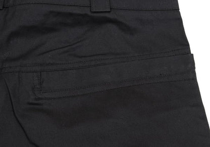 GIANNI VERSACE Black Cotton Tapered Pants Size 48