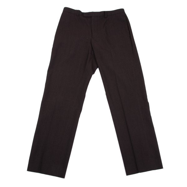 Jean Paul GAULTIER HOMME Wool Zigzag Pants Red Size 50
