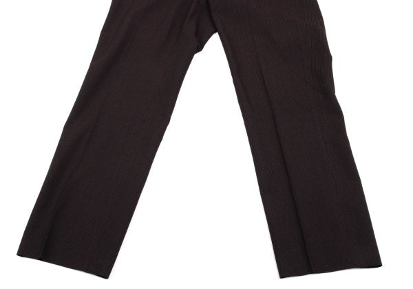 Jean Paul GAULTIER HOMME Wool Zigzag Pants Red Size 50