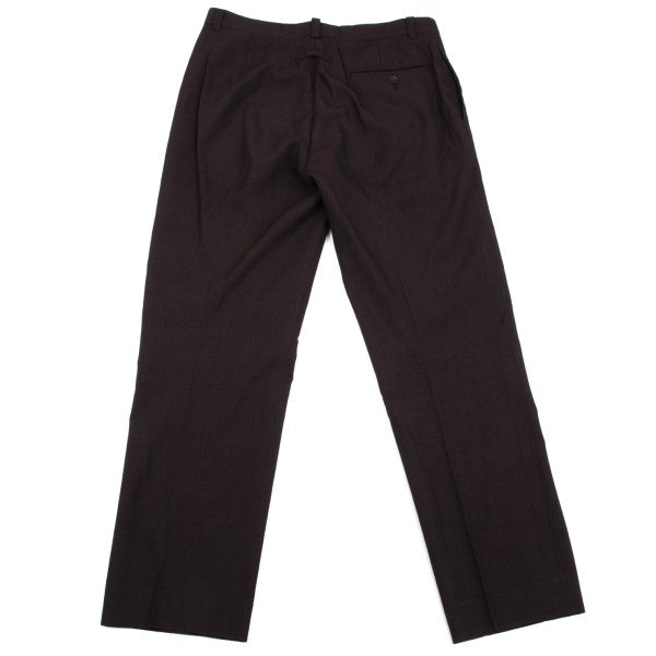 Jean Paul GAULTIER HOMME Wool Zigzag Pants Red Size 50
