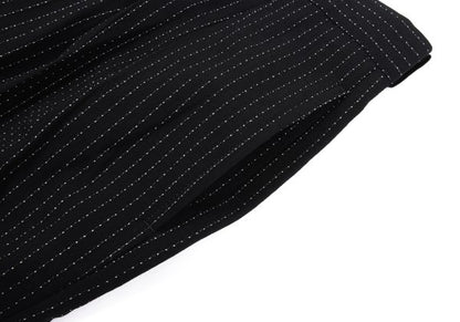 Jean Paul GAULTIER HOMME Wool Stitch Pants Black Size 48