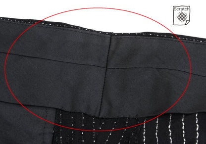 Jean Paul GAULTIER HOMME Wool Stitch Pants Black Size 48