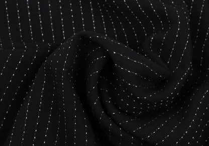Jean Paul GAULTIER HOMME Wool Stitch Pants Black Size 48