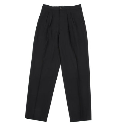 Jean Paul GAULTIER HOMME Summer Wool Pants Black Size 48