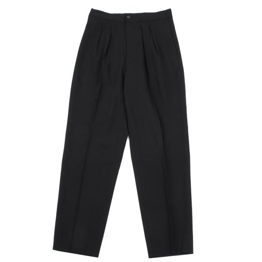 Jean Paul GAULTIER HOMME Summer Wool Pants Black Size 48