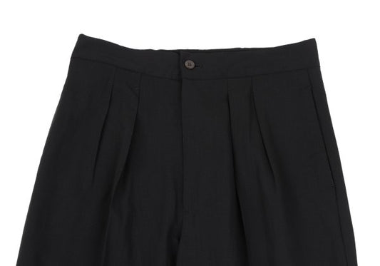 Jean Paul GAULTIER HOMME Summer Wool Pants Black Size 48
