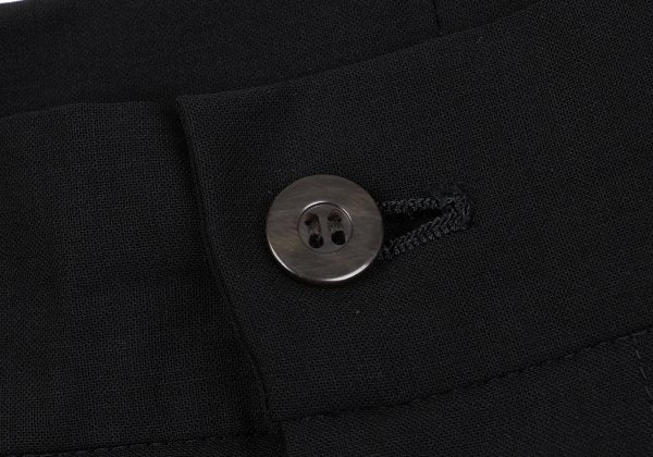 Jean Paul GAULTIER HOMME Summer Wool Pants Black Size 48