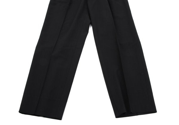 Jean Paul GAULTIER HOMME Summer Wool Pants Black Size 48