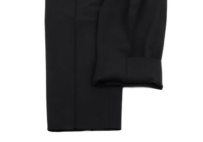 Jean Paul GAULTIER HOMME Summer Wool Pants Black Size 48