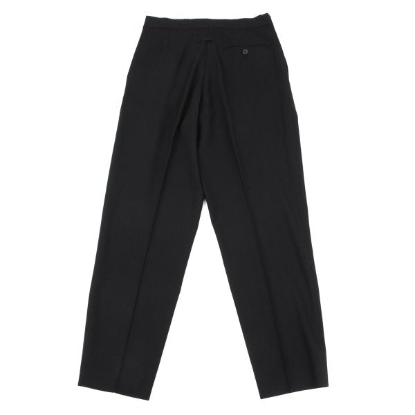 Jean Paul GAULTIER HOMME Summer Wool Pants Black Size 48