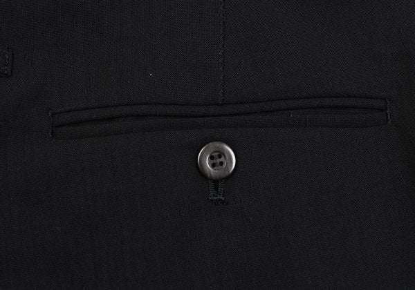 Jean Paul GAULTIER HOMME Summer Wool Pants Black Size 48