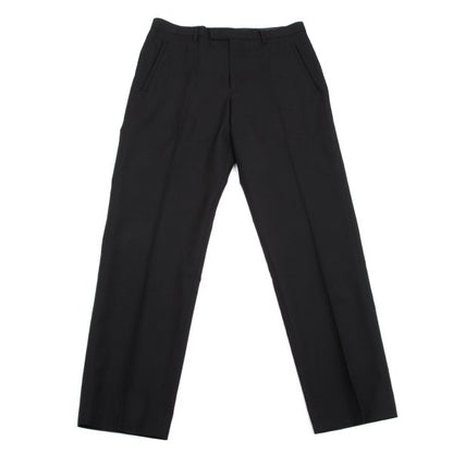 Jean Paul GAULTIER HOMME Wool Pleated Pants Black Size 50