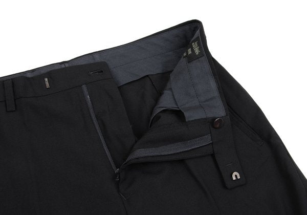 Jean Paul GAULTIER HOMME Wool Pleated Pants Black Size 50