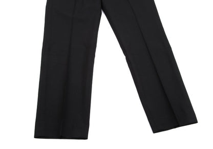 Jean Paul GAULTIER HOMME Wool Pleated Pants Black Size 50