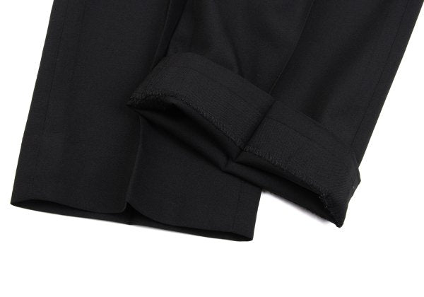Jean Paul GAULTIER HOMME Wool Pleated Pants Black Size 50