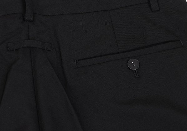 Jean Paul GAULTIER HOMME Wool Pleated Pants Black Size 50