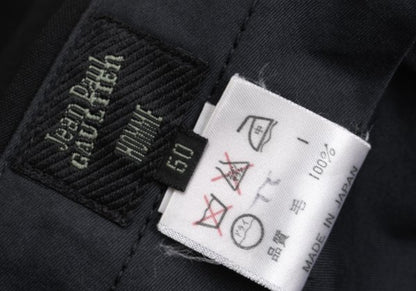 Jean Paul GAULTIER HOMME Wool Pleated Pants Black Size 50