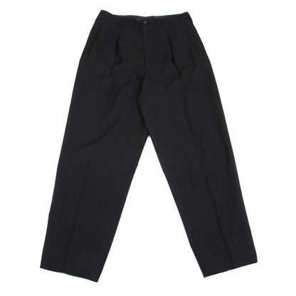 Jean Paul GAULTIER HOMME Wool Wide Pants Black Size 50