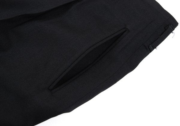 Jean Paul GAULTIER HOMME Wool Wide Pants Black Size 50