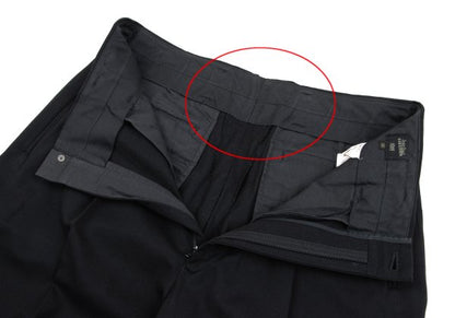 Jean Paul GAULTIER HOMME Wool Wide Pants Black Size 50