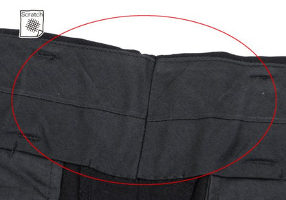 Jean Paul GAULTIER HOMME Wool Wide Pants Black Size 50