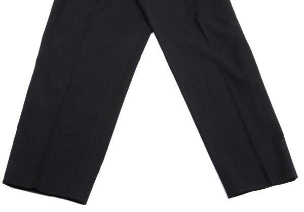 Jean Paul GAULTIER HOMME Wool Wide Pants Black Size 50