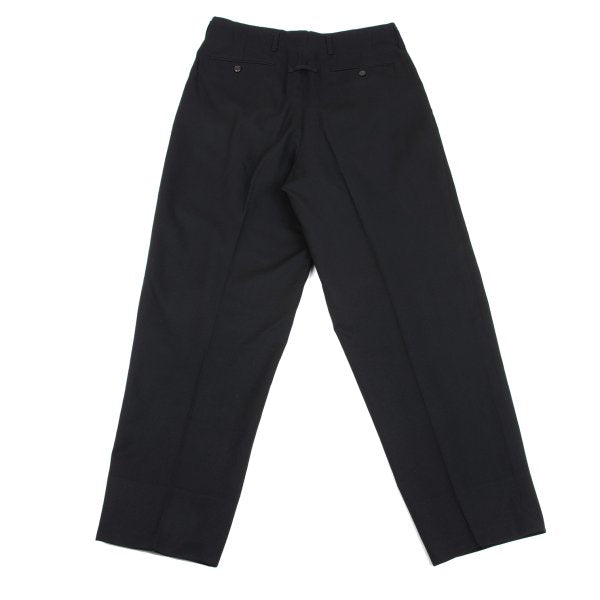 Jean Paul GAULTIER HOMME Wool Wide Pants Black Size 50