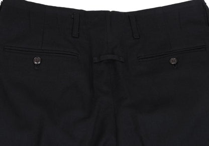 Jean Paul GAULTIER HOMME Wool Wide Pants Black Size 50