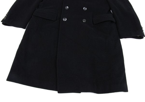 Jean Paul GAULTIER HOMME Black Graphic Melton Coat Size 48