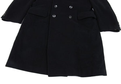 Jean Paul GAULTIER HOMME Black Graphic Melton Coat Size 48