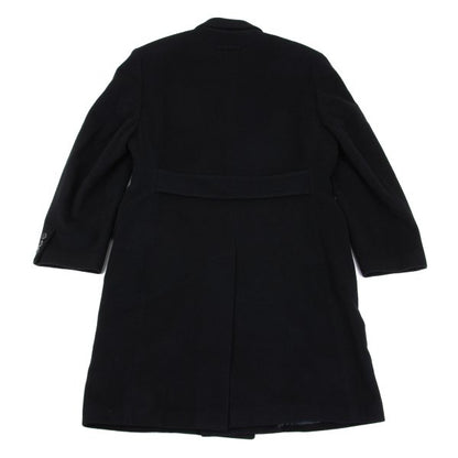 Jean Paul GAULTIER HOMME Black Graphic Melton Coat Size 48