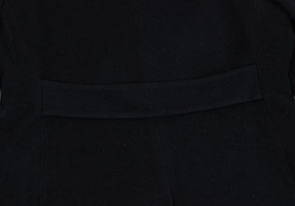 Jean Paul GAULTIER HOMME Black Graphic Melton Coat Size 48