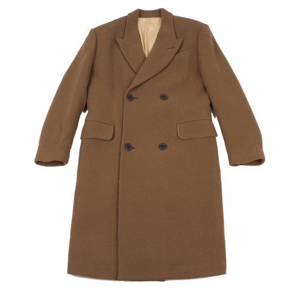 Jean Paul GAULTIER HOMME Wool Melton Pea Coat Camel Size 50