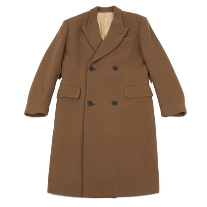 Jean Paul GAULTIER HOMME Wool Melton Pea Coat Camel Size 50