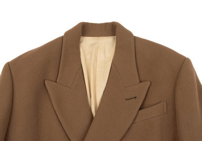 Jean Paul GAULTIER HOMME Wool Melton Pea Coat Camel Size 50