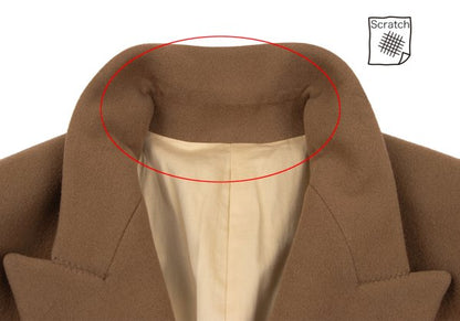 Jean Paul GAULTIER HOMME Wool Melton Pea Coat Camel Size 50