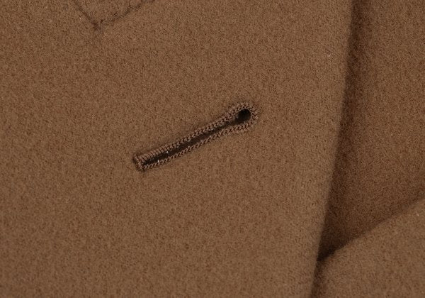 Jean Paul GAULTIER HOMME Wool Melton Pea Coat Camel Size 50