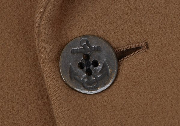 Jean Paul GAULTIER HOMME Wool Melton Pea Coat Camel Size 50