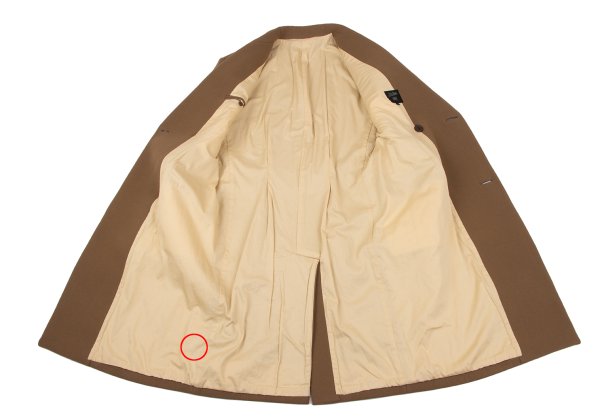 Jean Paul GAULTIER HOMME Wool Melton Pea Coat Camel Size 50